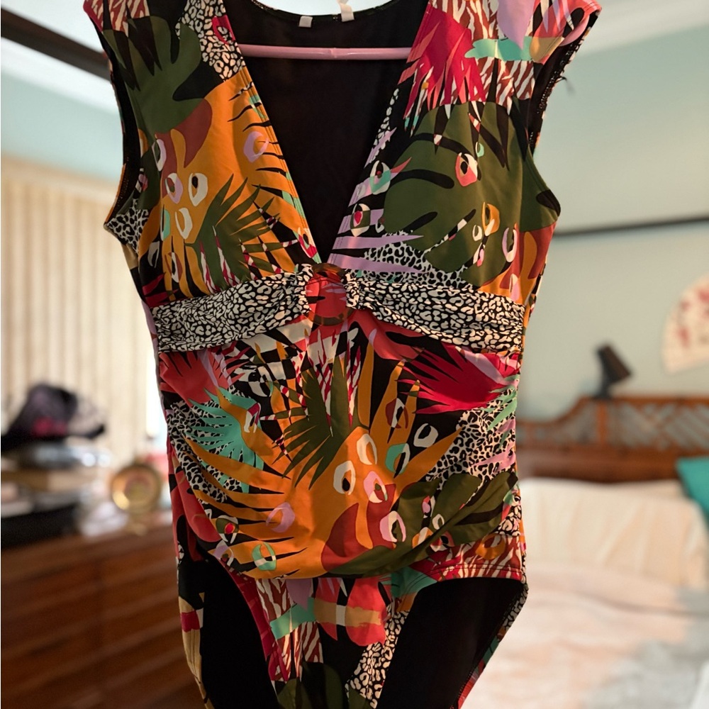 Tropical Print Women’s One Piece